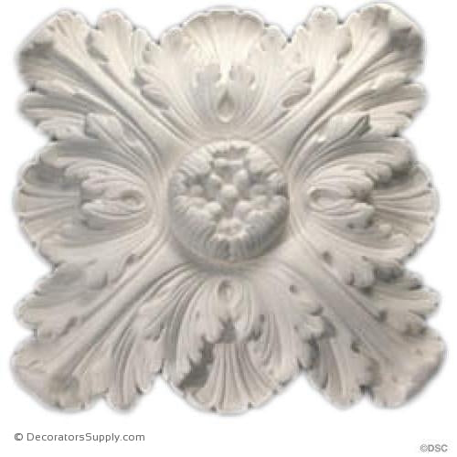 Plaster Medallion French 12 1/2" x 2" Relief- Catalog Wrong-ceiling-ornament-Decorators Supply