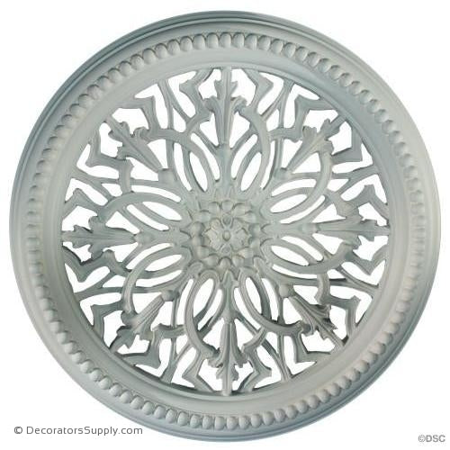 Plaster Medallion Or Vented Grille German-ceiling-ornament-Decorators Supply