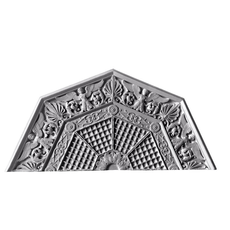59" Diameter Plaster Medallion or Vented Grille Empire x 1-3/4" Relief In 2 Halves