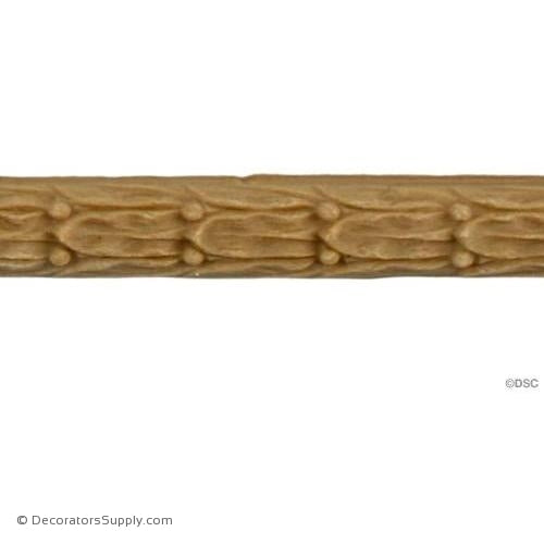 Laurel Lineal 3/8 High 0.125 Relief-moulding-for-woodwork-furniture-Decorators Supply