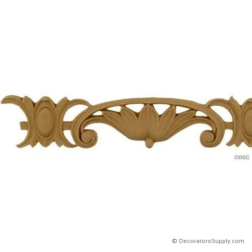 Floral 1 1/2 High 0.1875 Relief-moulding-for-furniture-woodwork-Decorators Supply
