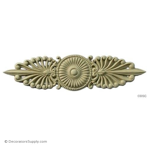 Horizontal Design-Empire 11 1/4H X 2 7/8W-5/16Relief-ornaments-for-woodwork-furniture-Decorators Supply