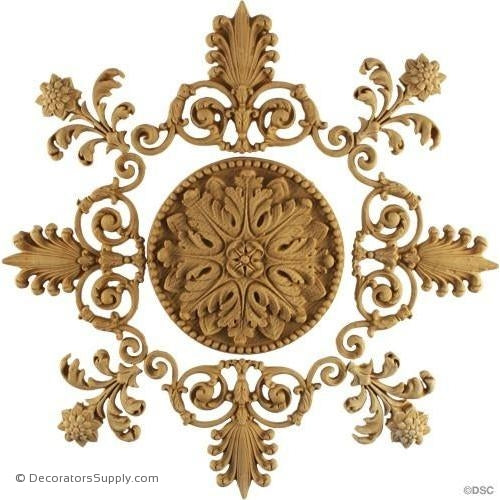 Specialty-Empire 11 3/4H X 11 3/4W - 3/8Relief-woodwork-furniture-ornaments-Decorators Supply