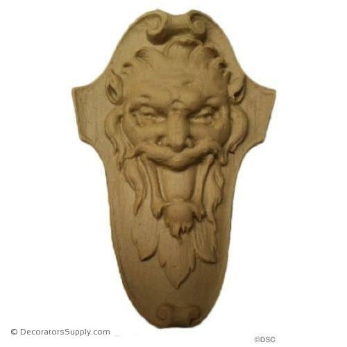 Animal-Italian 3 7/8H X 2 5/8W - 3/8Relief-historic-carving-library-victorian-styles-Decorators Supply