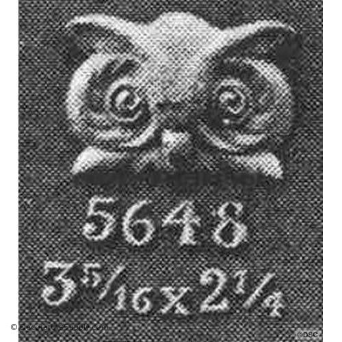 Animal-Owl 2 1/4H X 3 5/16W - 3/8Relief-Decorators Supply