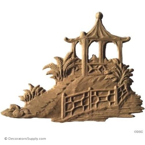 Pagoda - Oriental - 4 High 5 1/2 Wide-historic-carving-library-victorian-styles-Decorators Supply