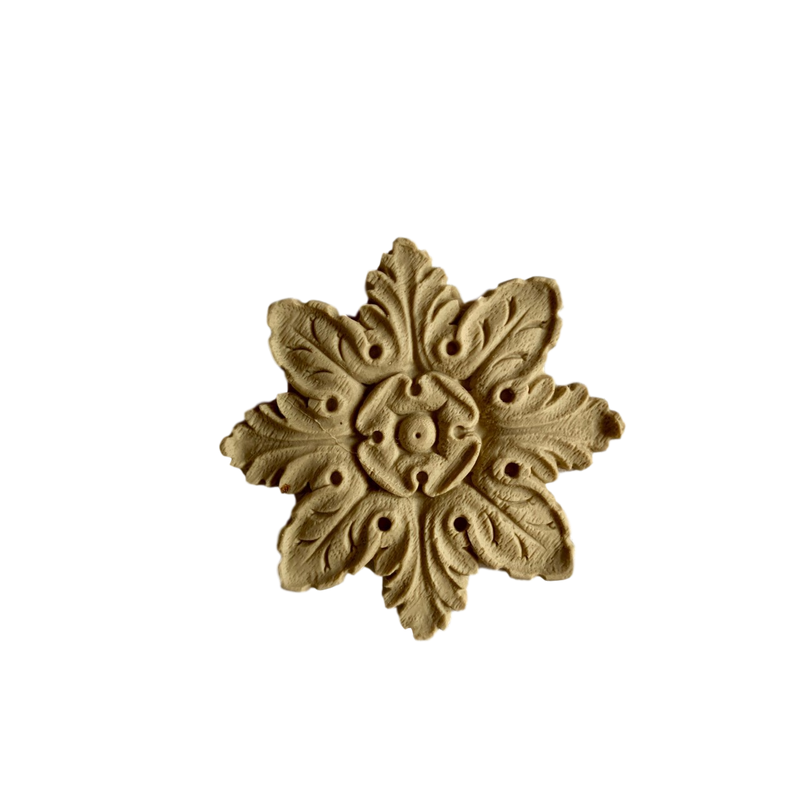 Rosette 8 Pointed Offered in 3 Sizes From 1-5/8" to 2-1/2"