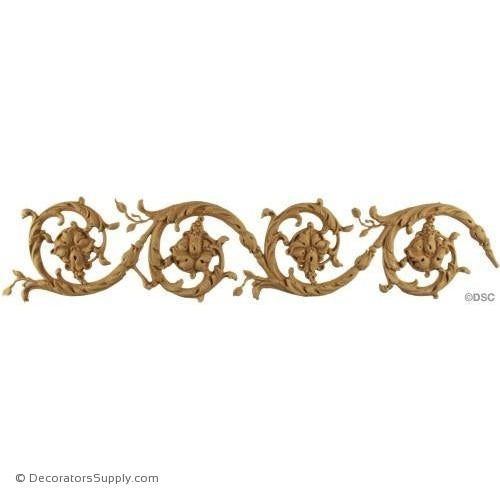 Scroll Linear Design-Mod. Ren. Ft. 3 3/4H - 1/4Relief-lineal-pattern-for-woodwork-furniture-Decorators Supply