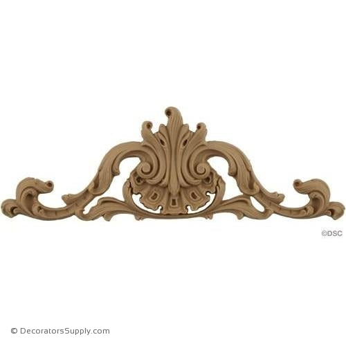 Cartouche 3 High 8 5/8 Wide-appliques-for-woodwork-furniture-Decorators Supply