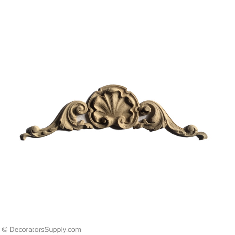 Shell Cartouche Offered in 4 Sizes From 3-3/4" to 8-5/8"