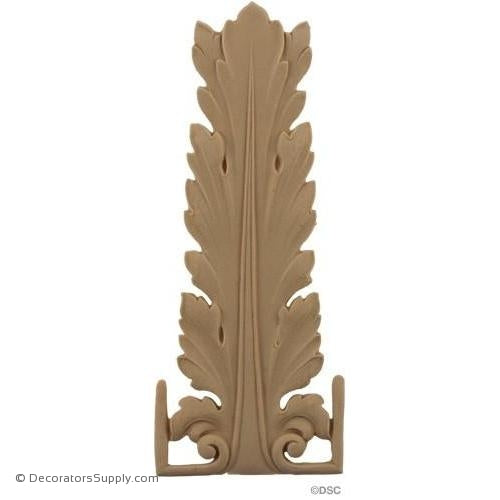 Acanthus 8 High 3 1/4 Wide-ornaments-furniture-woodwork-Decorators Supply