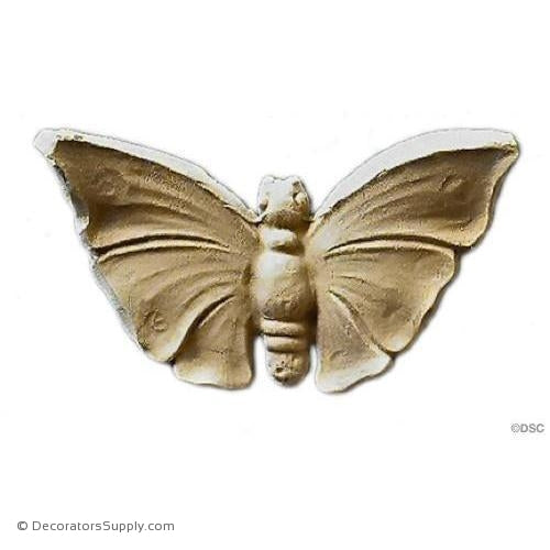 Animal-Nat. Butterfly 1 3/8H X 2 3/4W - 7/16Relief-Decorators Supply