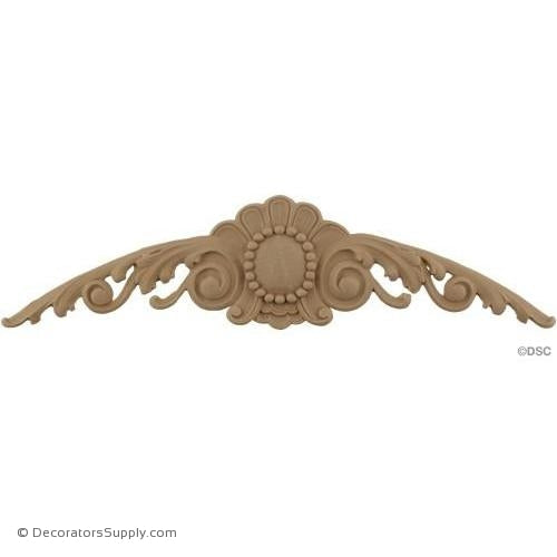 Cartouche 4 High 15 3/4 Wide-appliques-for-woodwork-furniture-Decorators Supply
