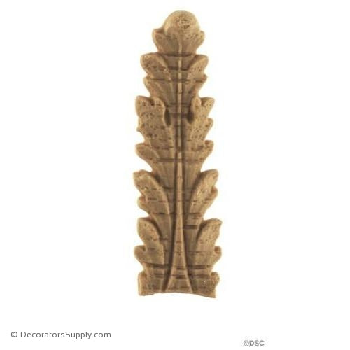 Acanthus-Empire 2 1/8H X 3/4W - 1/4-1/8Relief-ornaments-furniture-woodwork-Decorators Supply
