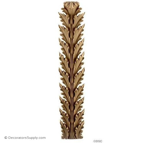 Acanthus-Empire 13 3/4H X 2 5/8W - 7/8-1/4Relief-ornaments-furniture-woodwork-Decorators Supply