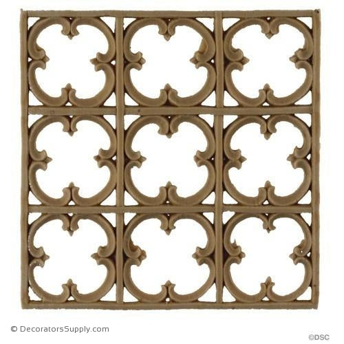 Specialty-Louis XV 3 1/2H X 3 1/2W - 1/8Relief-ornaments-furniture-woodwork-Decorators Supply