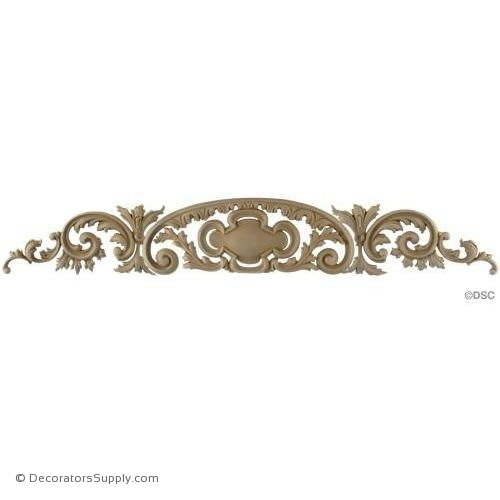 Horizontal Design - Louis XV 4H X 26W - 3/8Relief-ornaments-for-woodwork-furniture-Decorators Supply
