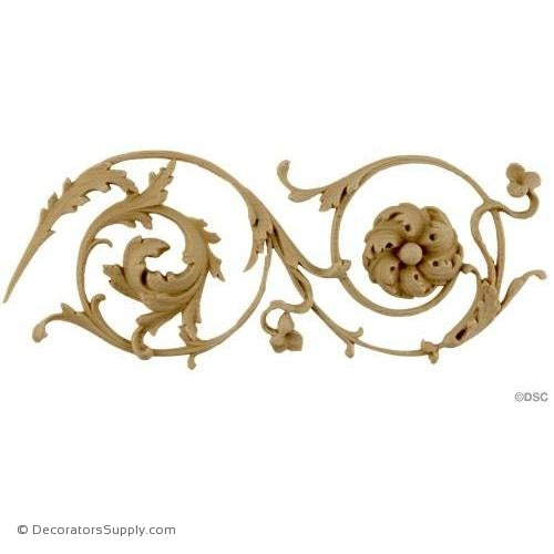 Floral-French Ren. 3H - 3/8Relief-moulding-for-furniture-woodwork-Decorators Supply