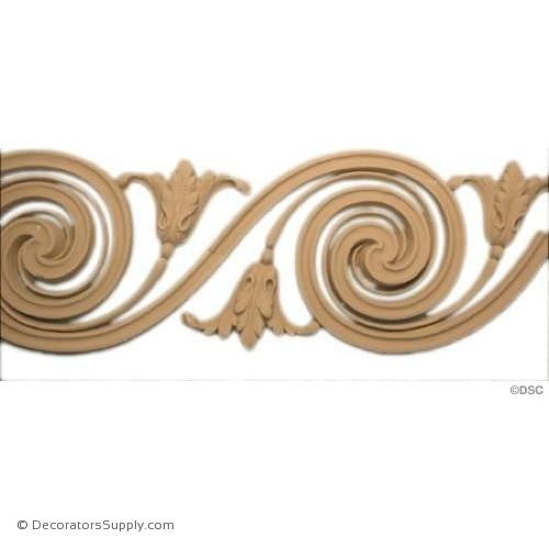 Floral-Adams 5H - 1/2Relief-lineal-pattern-for-woodwork-furniture-Decorators Supply