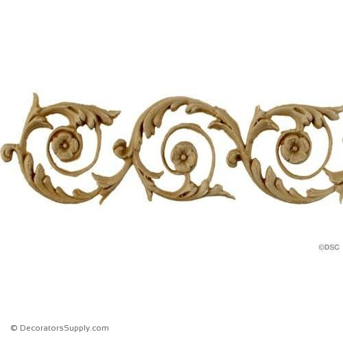 Floral-French Ren. 2H - 1/4Relief-lineal-pattern-for-woodwork-furniture-Decorators Supply