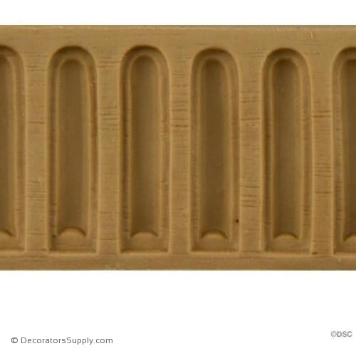 Fluted-Colonial 1 1/4H - 3/16Relief-moulding-for-furniture-woodwork-Decorators Supply