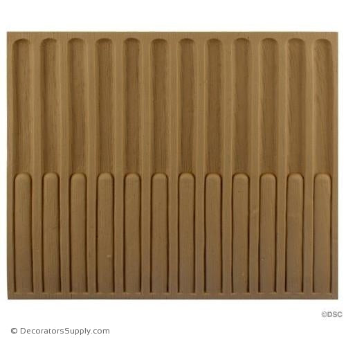 Fluted-Louis XVI 9 11/16H - 5/16Relief - CALL FOR PRICING-moulding-for-furniture-woodwork-Decorators Supply