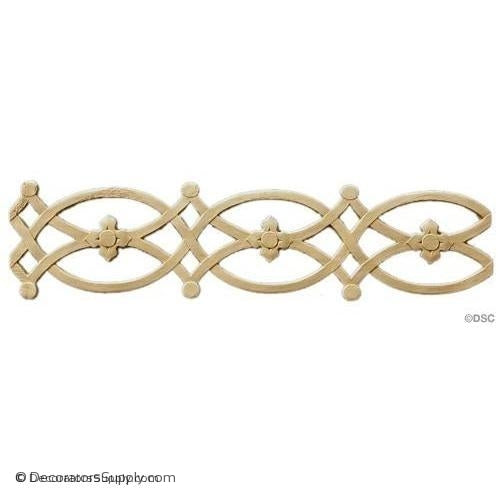 Linear - Romanesque 3 1/2H - 1/8Relief-moulding-for-furniture-woodwork-Decorators Supply