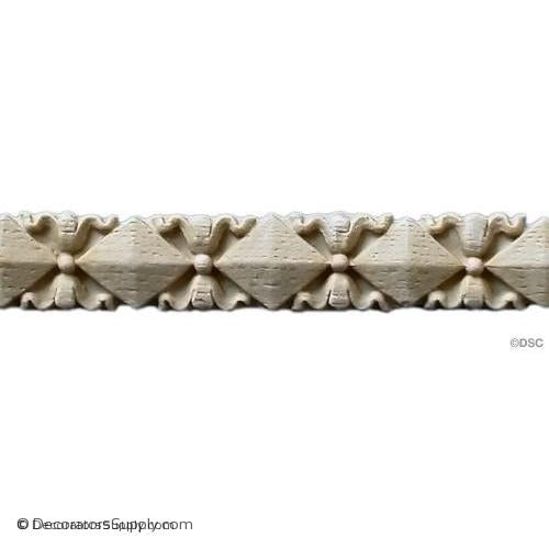 Specialty-Flemish 3/4H - 3/16Relief-moulding-for-furniture-woodwork-Decorators Supply