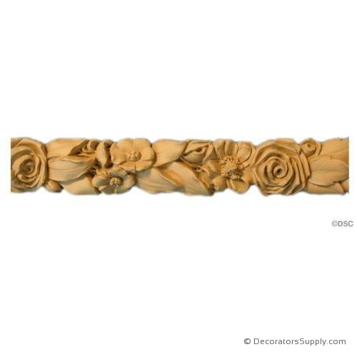 Rose Lineal - Louis XVI 2 1/8H - 1Relief-moulding-for-furniture-woodwork-Decorators Supply
