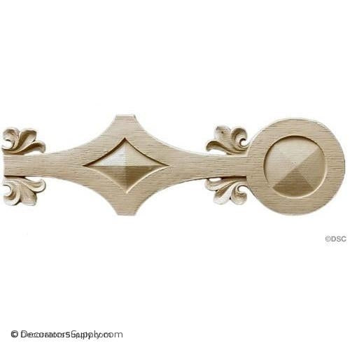 Lineal - Romanesque 3 7/8H - 1/4Relief-moulding-for-furniture-woodwork-Decorators Supply