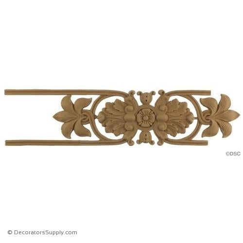Floral Lineal - French - 4 5/8" Wide-woodwork-furniture-lineal-ornament-Decorators Supply