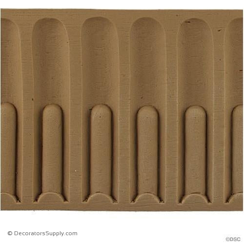 Fluted - Colonial 4 5/16H - 1/4Relief-moulding-for-furniture-woodwork-Decorators Supply