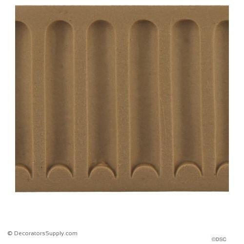 Fluted-Colonial 2H - 3/16Relief-moulding-for-furniture-woodwork-Decorators Supply