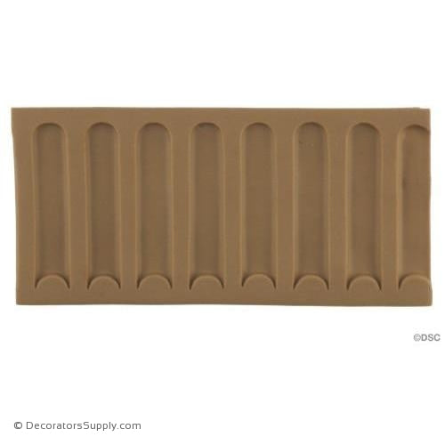 Fluted-Colonial 2 3/4H - 3/16Relief-moulding-for-furniture-woodwork-Decorators Supply