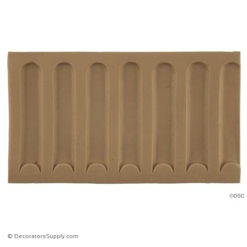 Fluted-Colonial 3H - 3/16Relief-moulding-for-furniture-woodwork-Decorators Supply