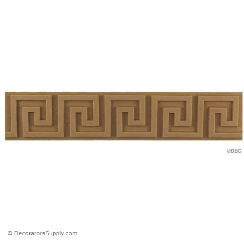 Greek Key-Classic 2 7/16H - 3/16Relief-moulding-for-woodwork-furniture-Decorators Supply