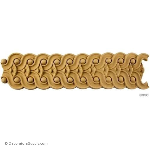 Knot Linear - Classic 3 5/8H - 5/16Relief-moulding-for-woodwork-furniture-Decorators Supply