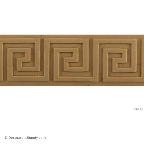 Greek Key-Greek 1 3/8H - 1/8Relief-moulding-for-woodwork-furniture-Decorators Supply