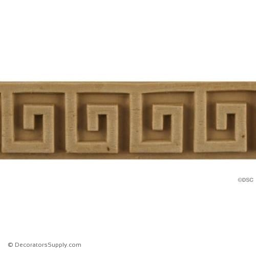 Greek Key-Greek 15/16H - 1/8Relief-moulding-for-woodwork-furniture-Decorators Supply