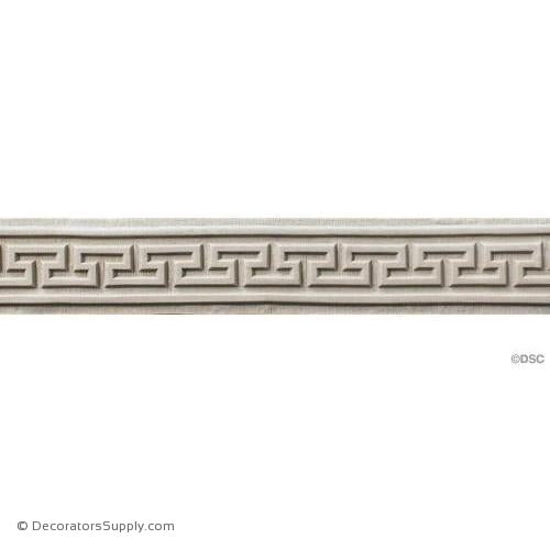 Greek Key-Greek 2H - 3/16Relief-moulding-for-woodwork-furniture-Decorators Supply