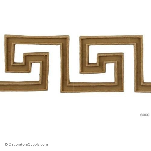 Greek Key-Greek 1 9/16H - 3/16Relief-moulding-for-woodwork-furniture-Decorators Supply