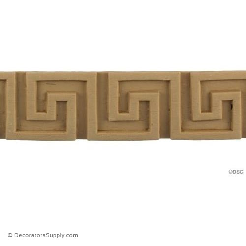 Greek Key-Greek 1 13/16H - 1/8Relief-moulding-for-woodwork-furniture-Decorators Supply