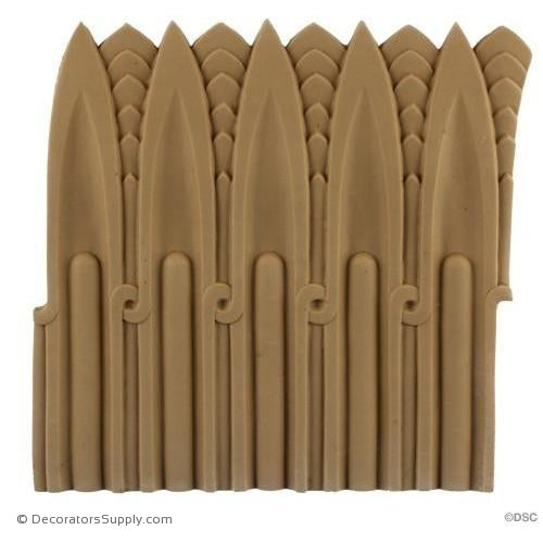 Fluted-Egyptian 7 3/8H - 1/4Relief-moulding-for-furniture-woodwork-Decorators Supply