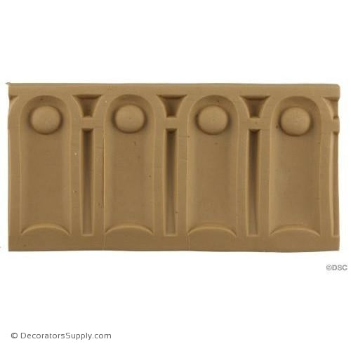 Fluted-Roman 3 1/8H - 3/8Relief-moulding-for-furniture-woodwork-Decorators Supply