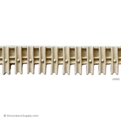 Linear - Colonial 2H - 3/8Relief-moulding-for-furniture-woodwork-Decorators Supply