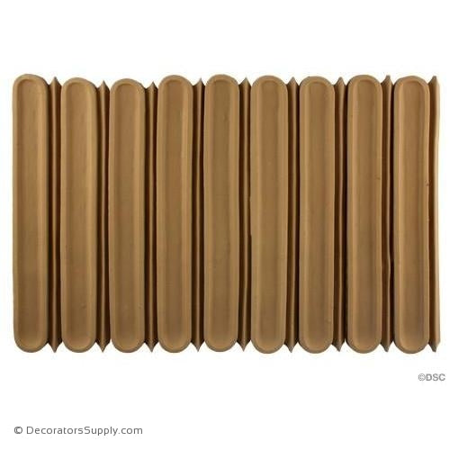 Fluted-Roman 10 1/2H - 7/16Relief-moulding-for-furniture-woodwork-Decorators Supply