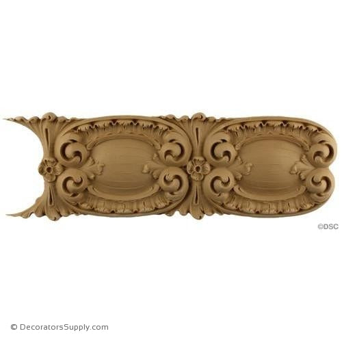 Linear - Louis XV 4 3/4H - 1/2Relief-woodwork-furniture-lineal-ornament-Decorators Supply