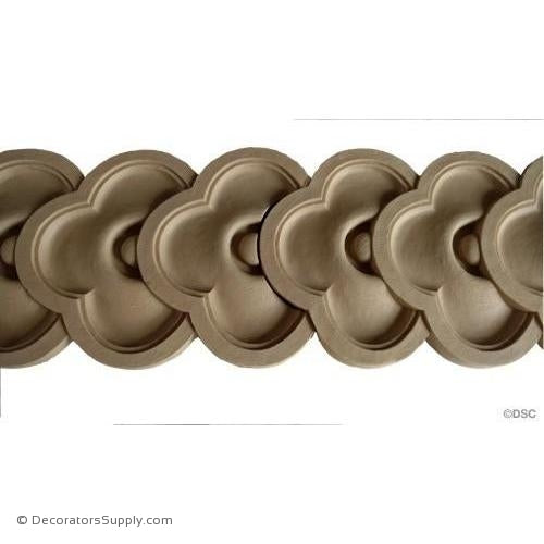 Running Coin - Ren. 4 7/8H - 1/2Relief-moulding-for-furniture-woodwork-Decorators Supply