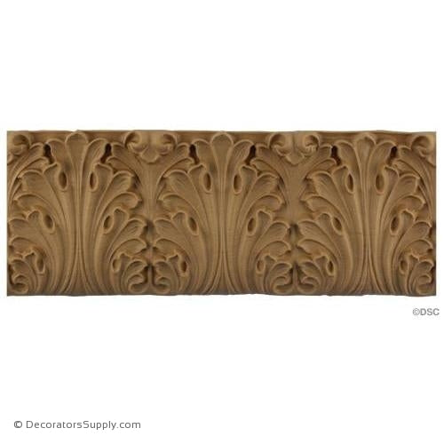 Acanthus Leaf Linear - Classic 5H - 5/8Relief-woodwork-furniture-lineal-ornament-Decorators Supply