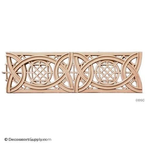 Geometric Knot - Sullivan 4 3/4H - 5/16Relief-moulding-for-furniture-woodwork-Decorators Supply